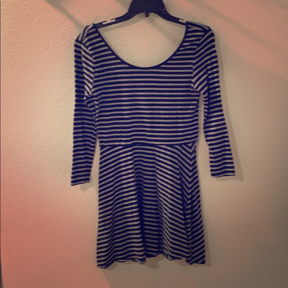 Striped dress.